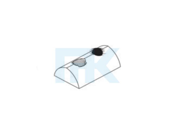 Steel Spring Ball Roll-in T Nut for Aluminium Extrusion Framing